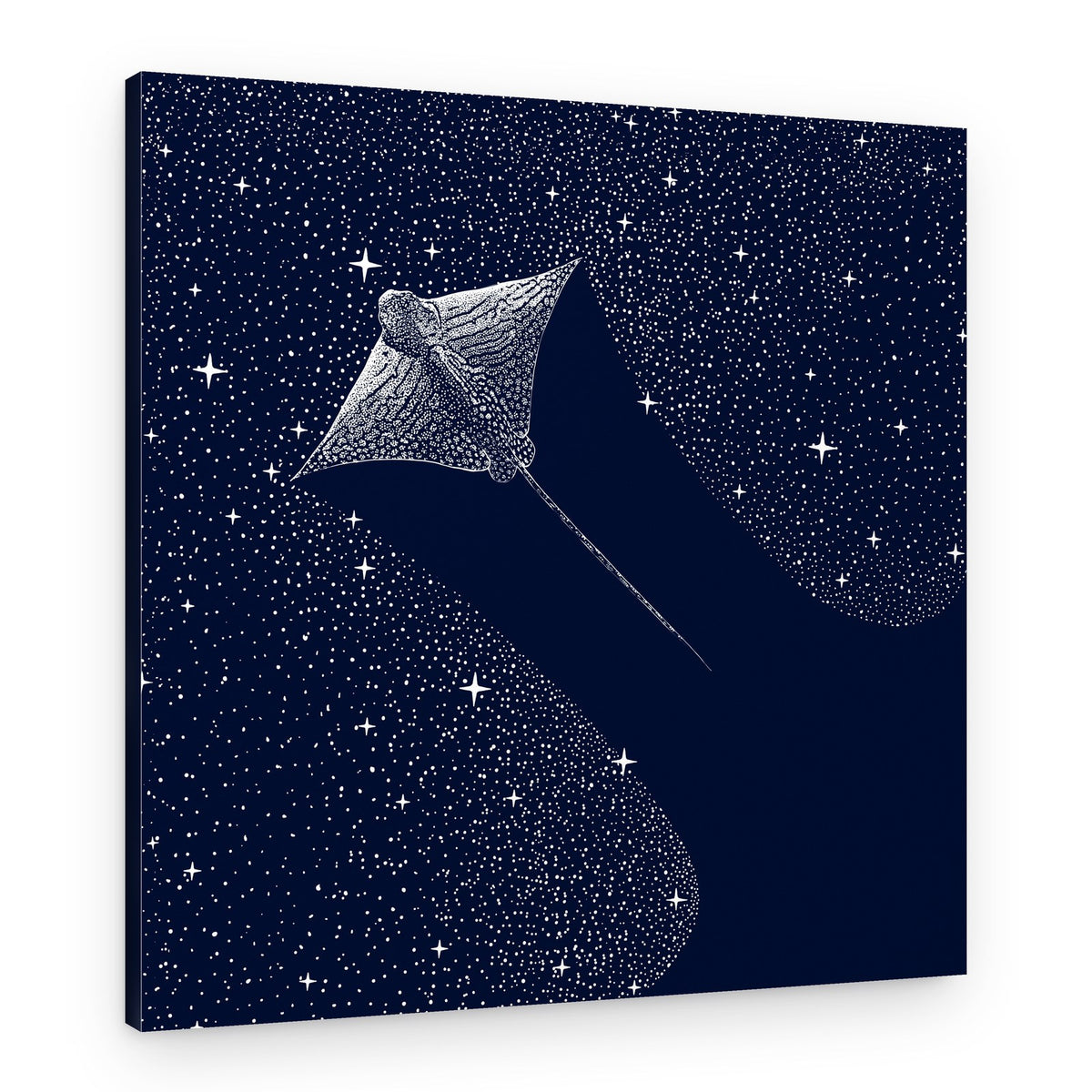 Cosmic Eagle Ray – Canvas Print