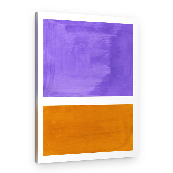 Purple Orange Abstract Texture – Canvas Print