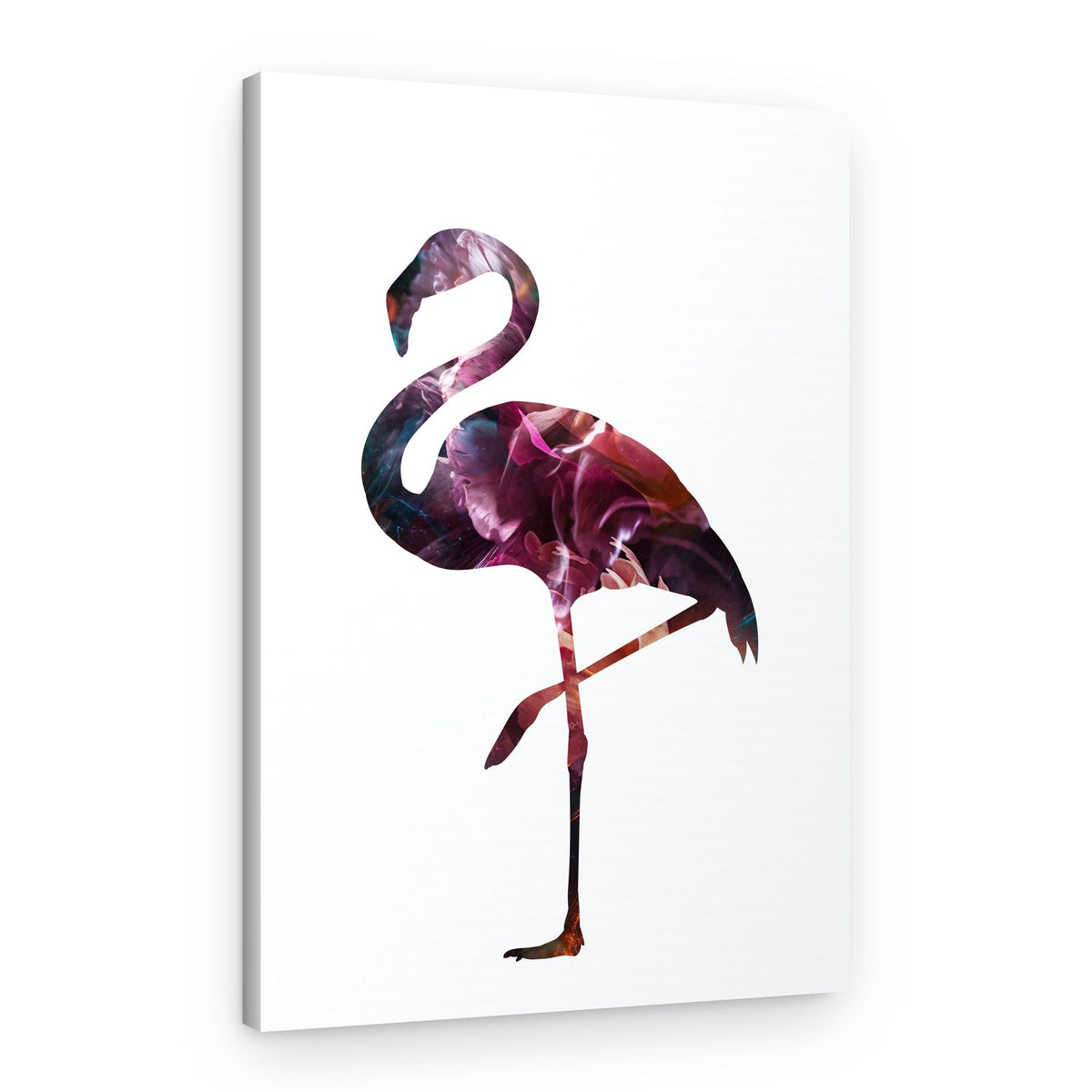 Elegant Abstract Flamingo – Canvas Print