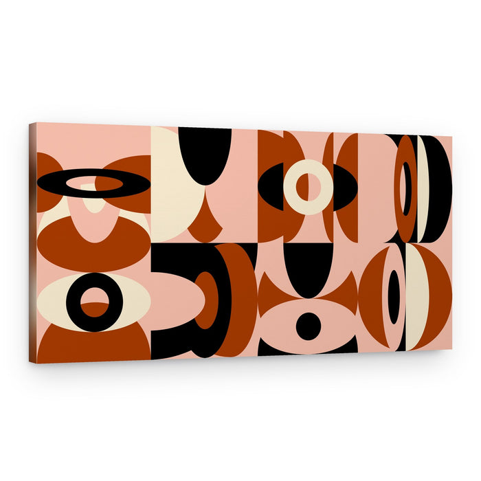 Retro Abstract Shapes – Canvas Print