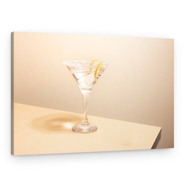 Classic Lemon Martini – Canvas Print