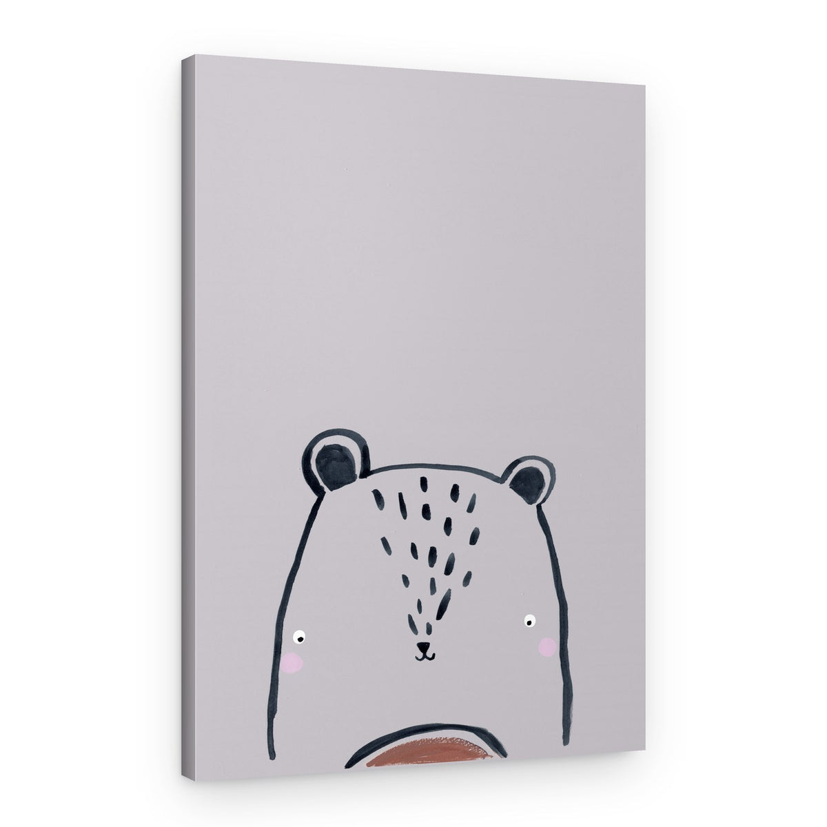 Cute Little Bear – Canvas Print