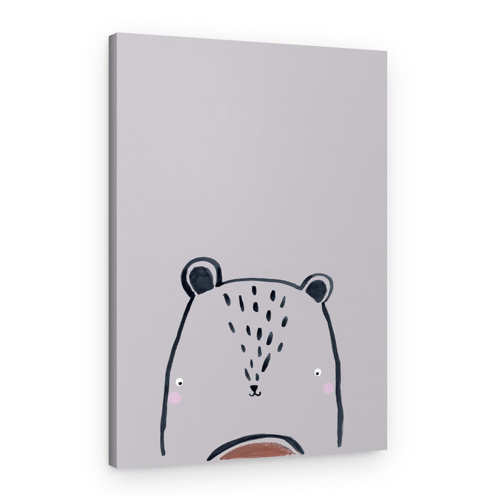 Cute Little Bear – Canvas Print
