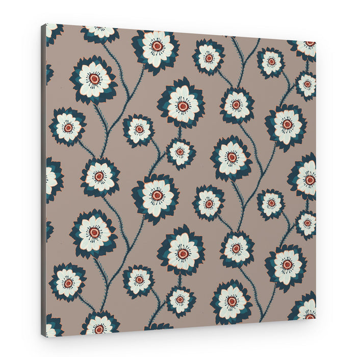 Elegant Vining Flowers – Canvas Print