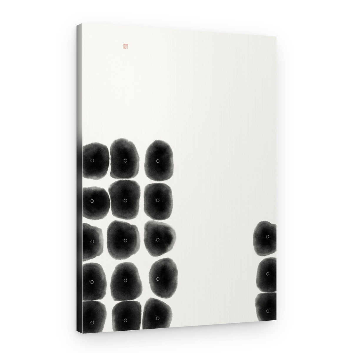 Zen Ink Pebbles – Canvas Print