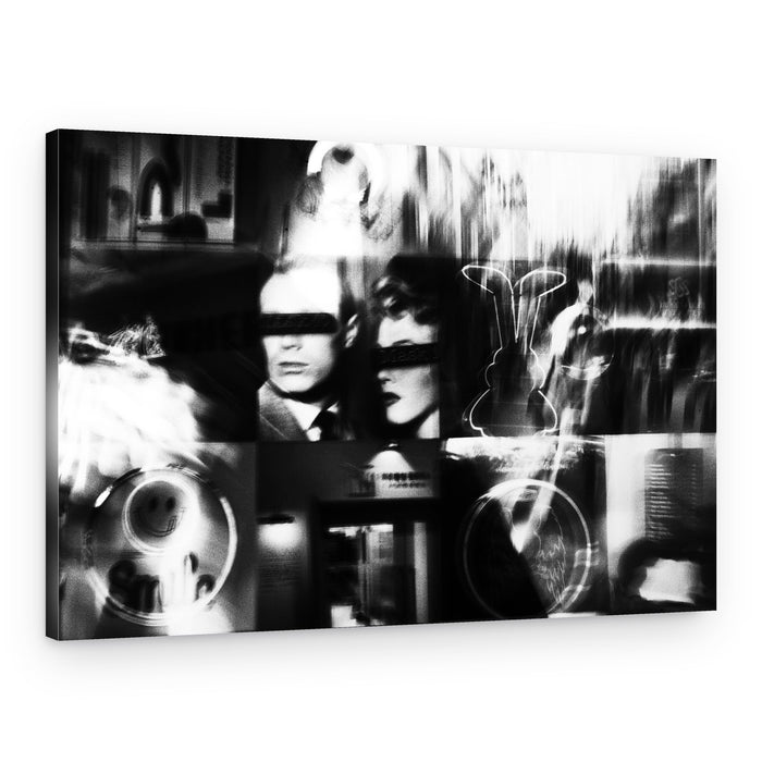 Enigmatic Urban Collage – Canvas Print