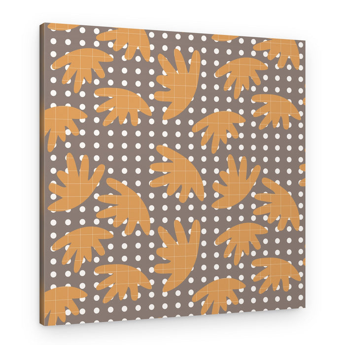 Modern Organic Dots – Canvas Print