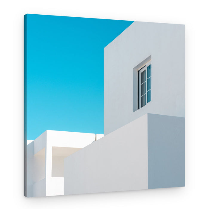White Modern Architecture – Canvas Print
