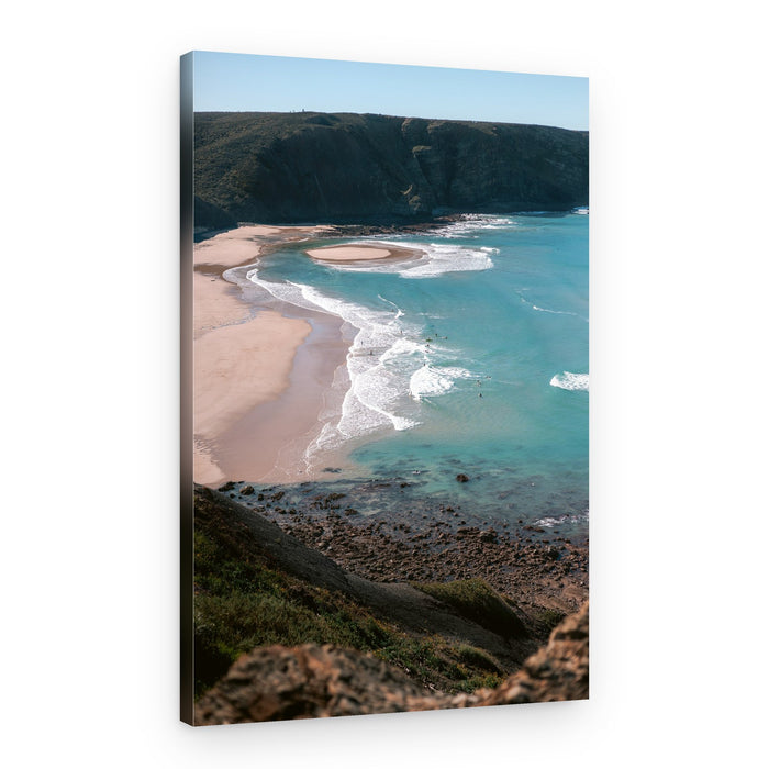 Coastal Surfing Beach – Canvas Print