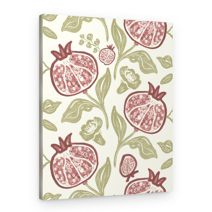 Pomegranates Pattern – Canvas Print