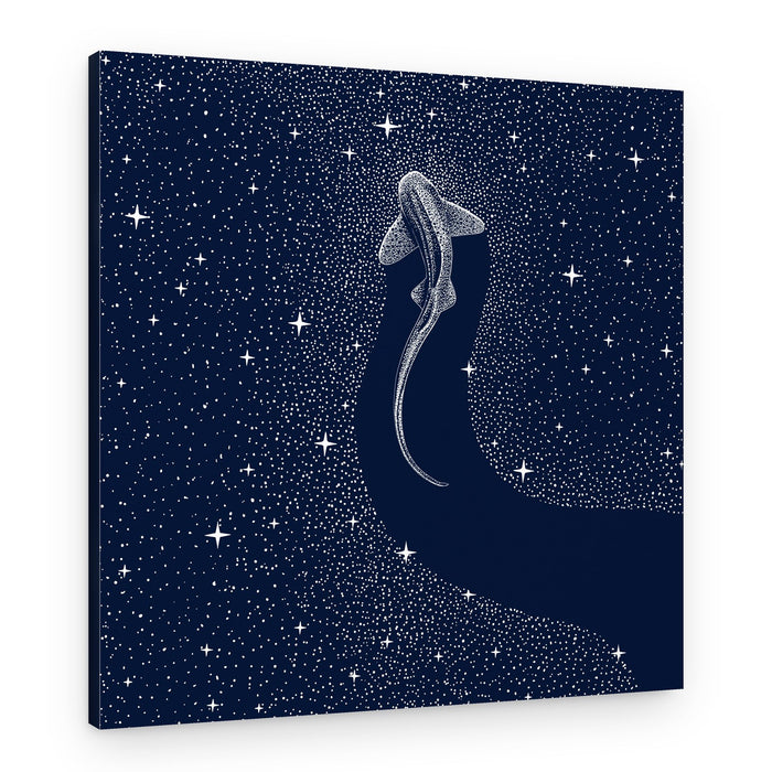 Cosmic Shark – Canvas Print