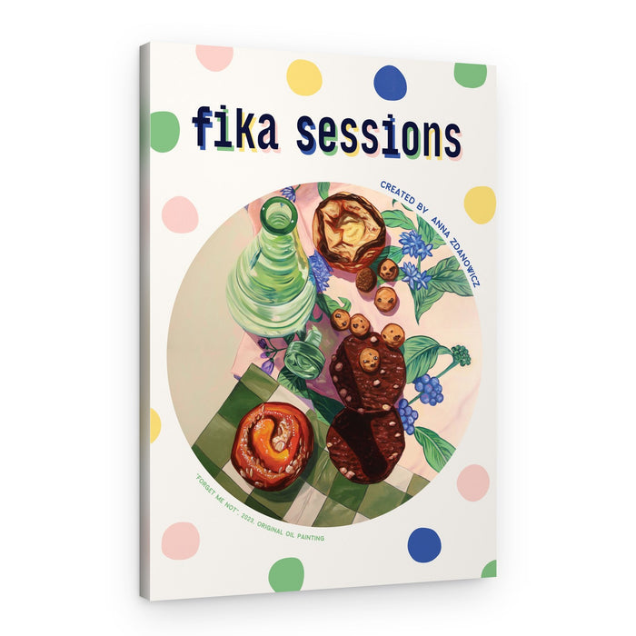 Fika Coffee and Sweets – Canvas Print