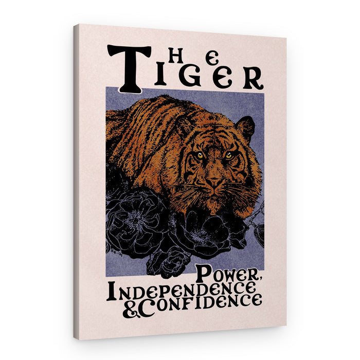 Majestic Tiger Gaze – Canvas Print