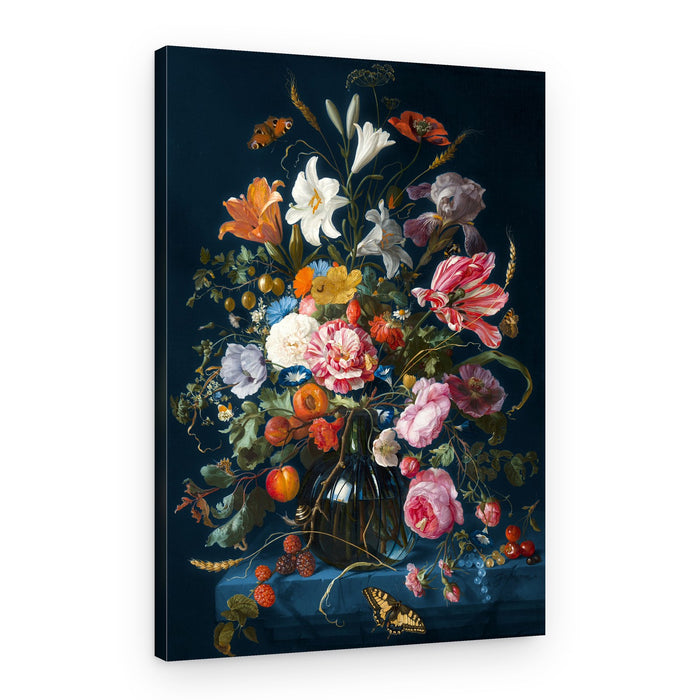 Vibrant Dutch Flower Still Life – Canvas Print