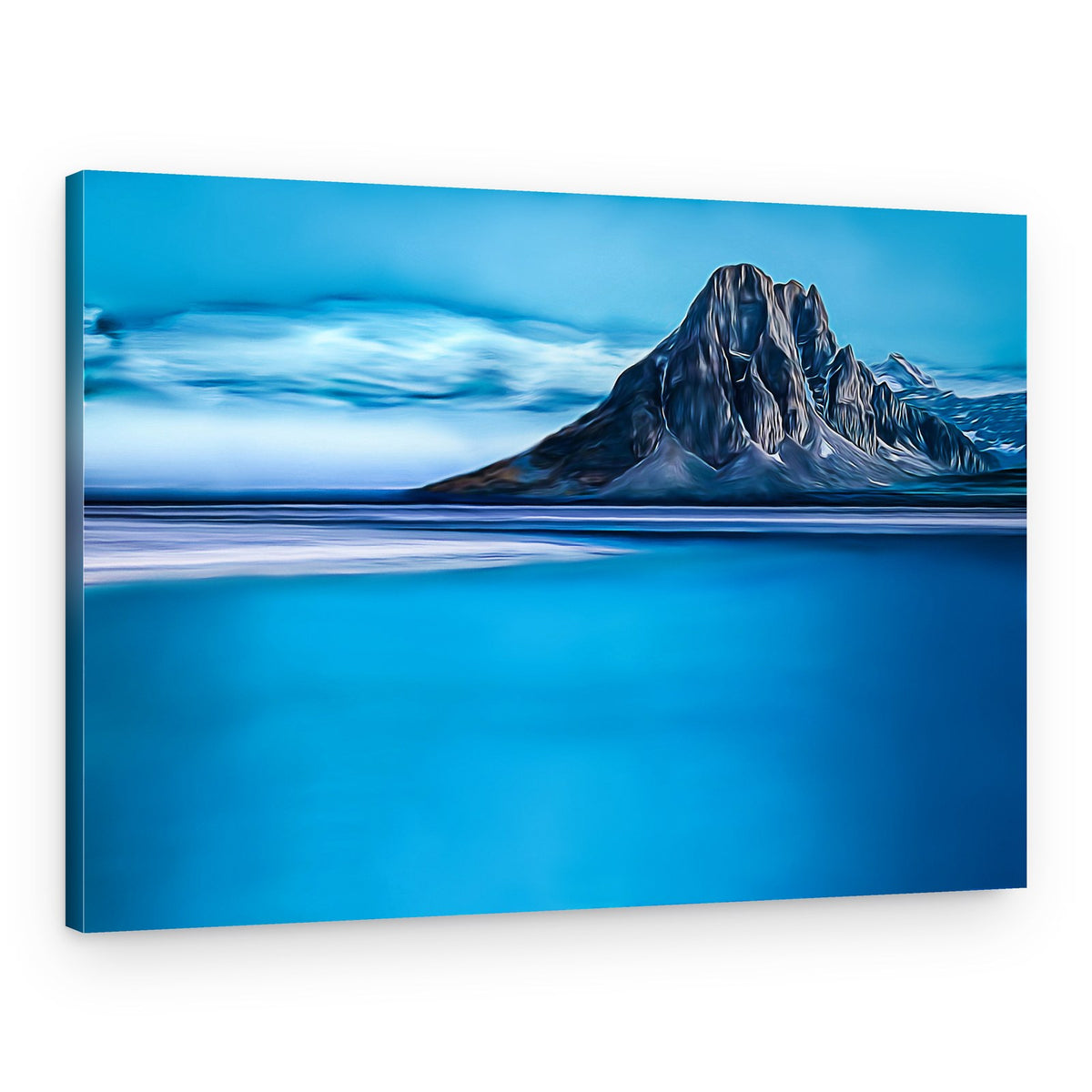 Tranquil Mountain Reflection – Canvas Print