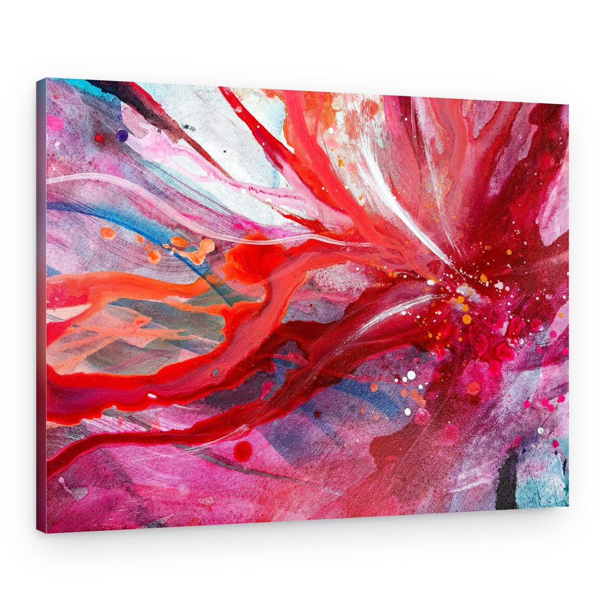 Vibrant Abstract Flow – Canvas Print