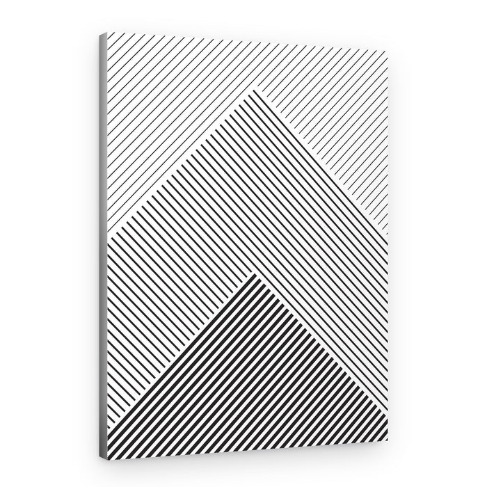 Dynamic Geometric Lines – Canvas Print
