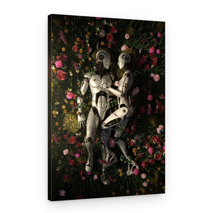 Android Garden Romance – Canvas Print