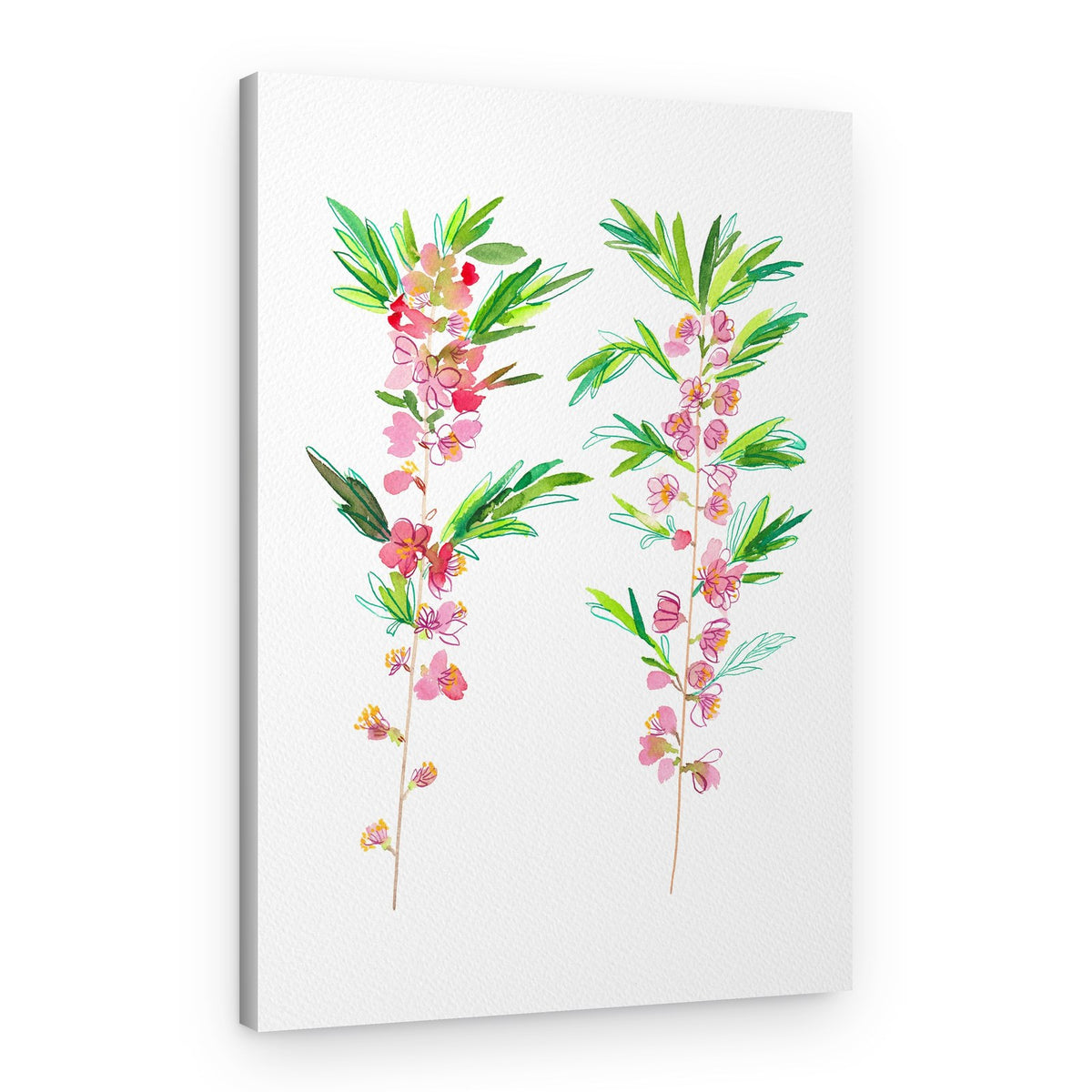 Flowering Pink Branches – Canvas Print