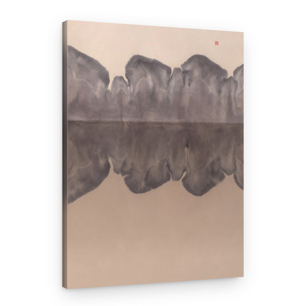 Tranquil Mountain Reflection – Canvas Print