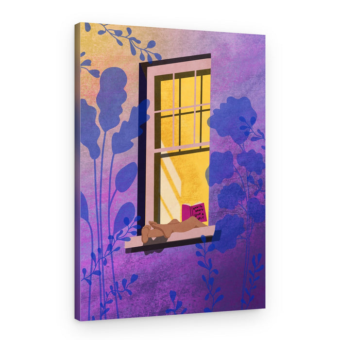 How to don't give a shit – Canvas Print