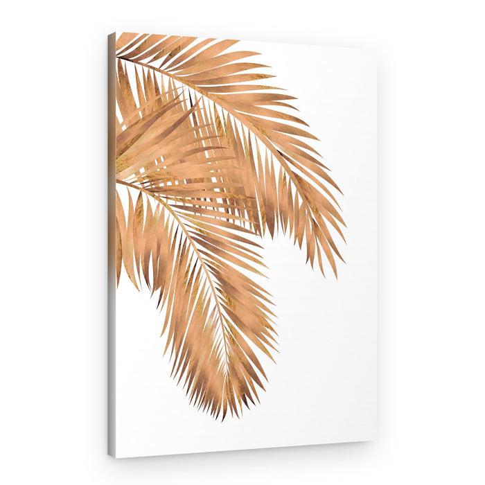 Golden Tropical Palms – Canvas Print