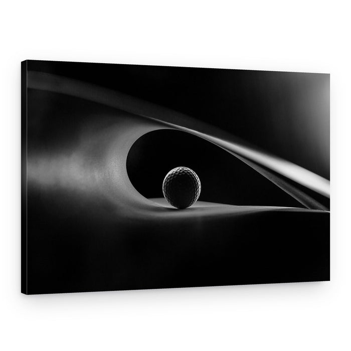 Golf Ball Curve – Canvas Print