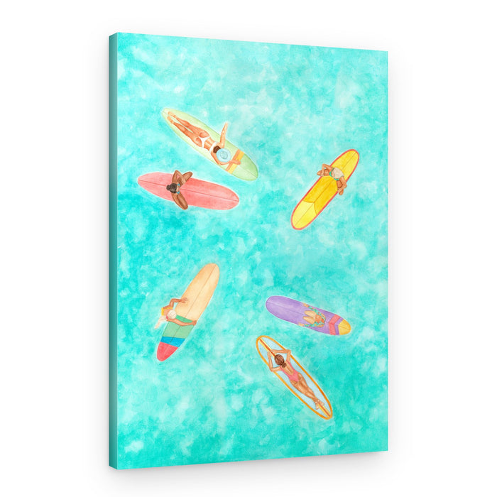 Friendships & Waves – Canvas Print