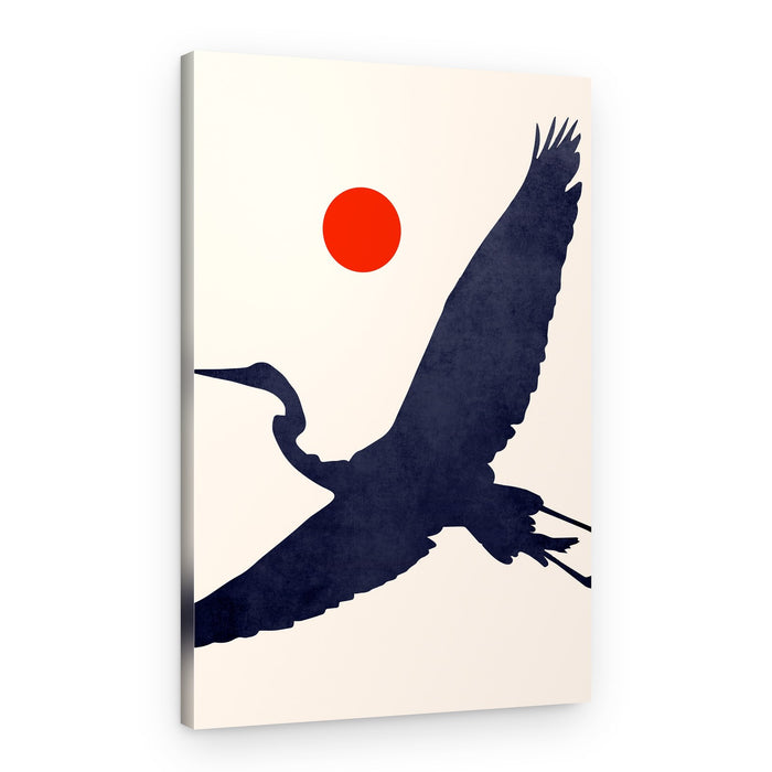 Crane – Canvas Print