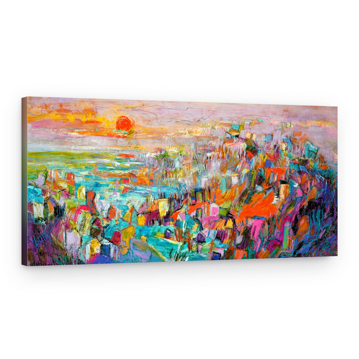 Island in the Setting Sun – Canvas Print