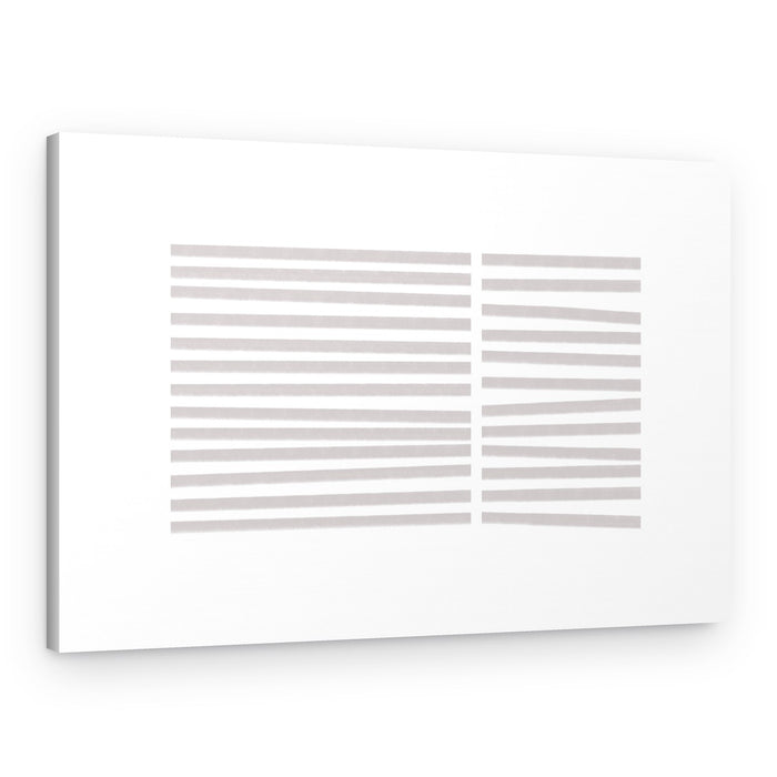 Gray Lines Symphony – Canvas Print