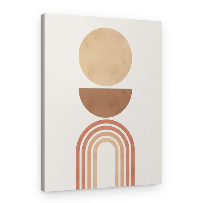 Earthy Geometric Shapes – Canvas Print