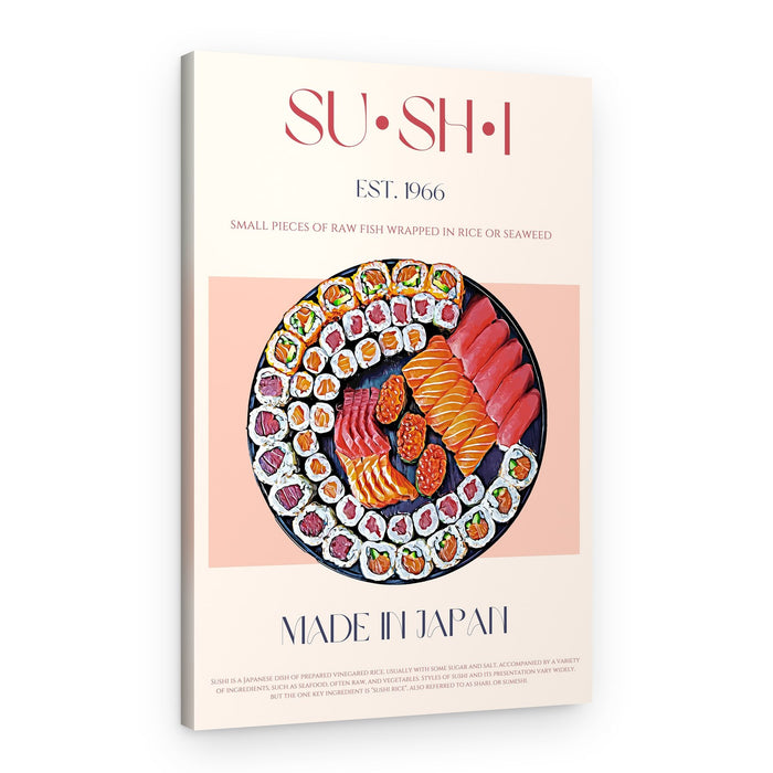 Japanese Sushi Feast – Canvas Print