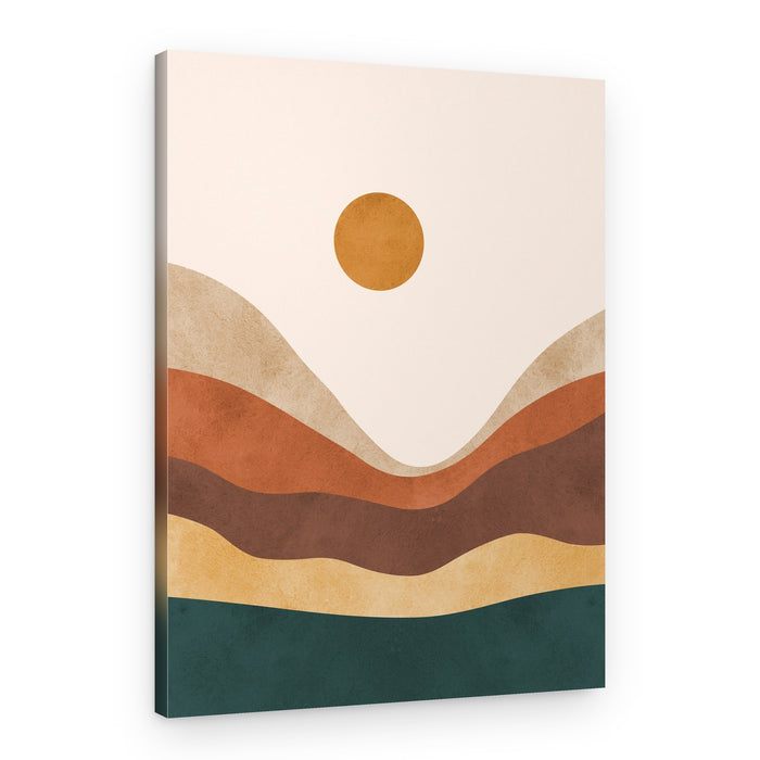 Abstract Desert Horizon – Canvas Print