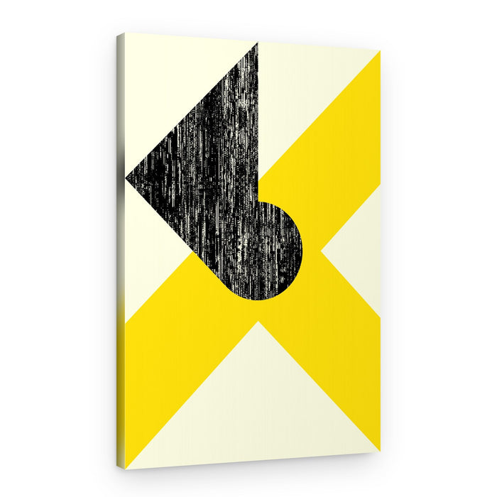 Bold Geometric Intersect – Canvas Print