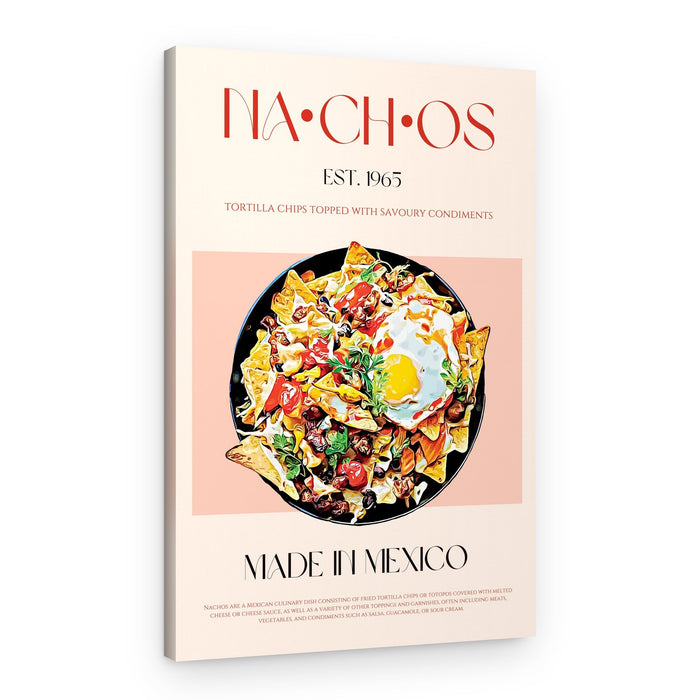 Delicious Mexican Nachos – Canvas Print