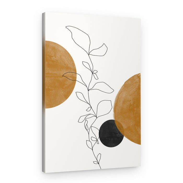 Earthy Line Dance – Canvas Print