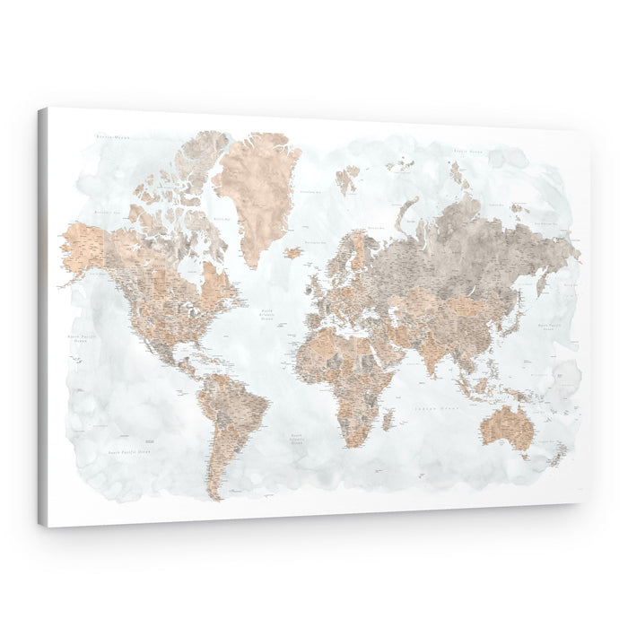 Vintage World Map – Canvas Print