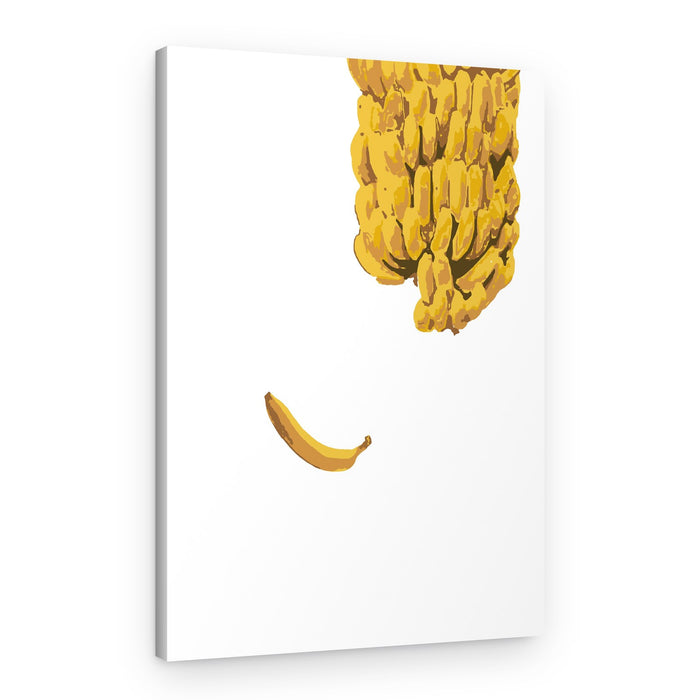 Floating Yellow Bananas – Canvas Print