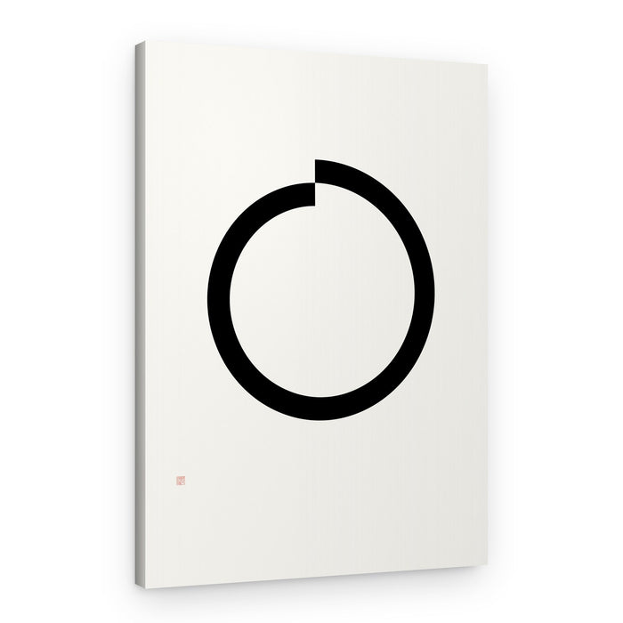 Open Circle Zen – Canvas Print