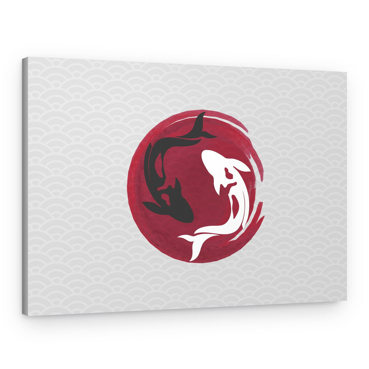 Yin Yang Koi Fish – Canvas Print