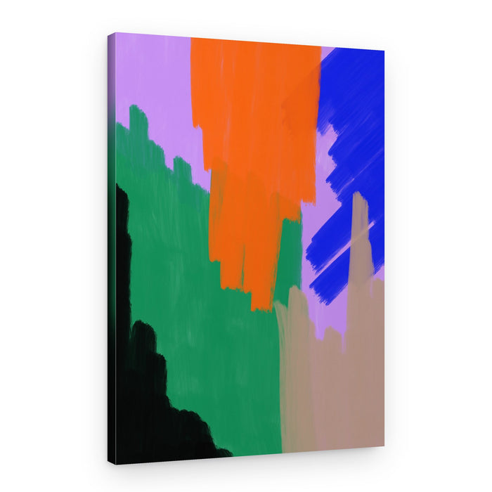 Colorful Abstract Layers – Canvas Print