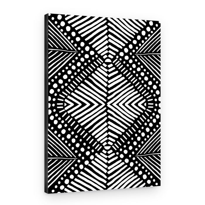 Bold Geometric Pattern – Canvas Print