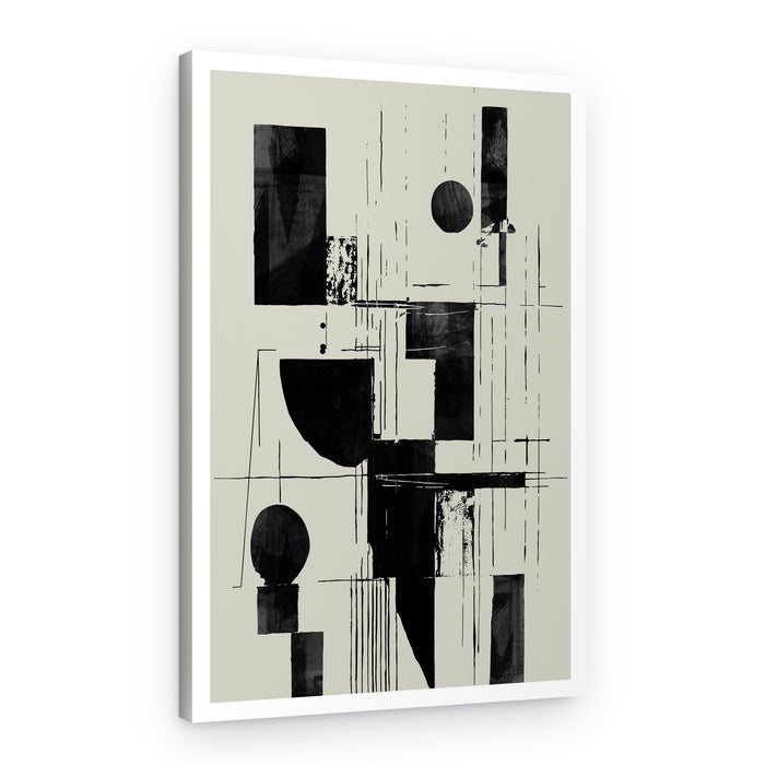 Modern Abstract Geometry – Canvas Print