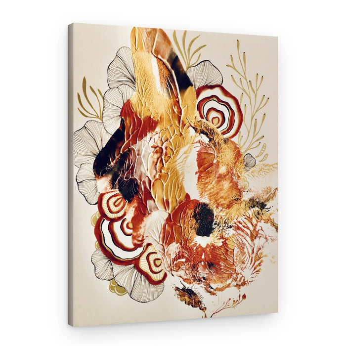 Gilded Earth Botanicals – Canvas Print