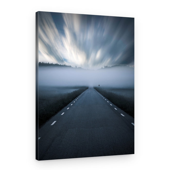 Road Into the Mist – Canvas Print