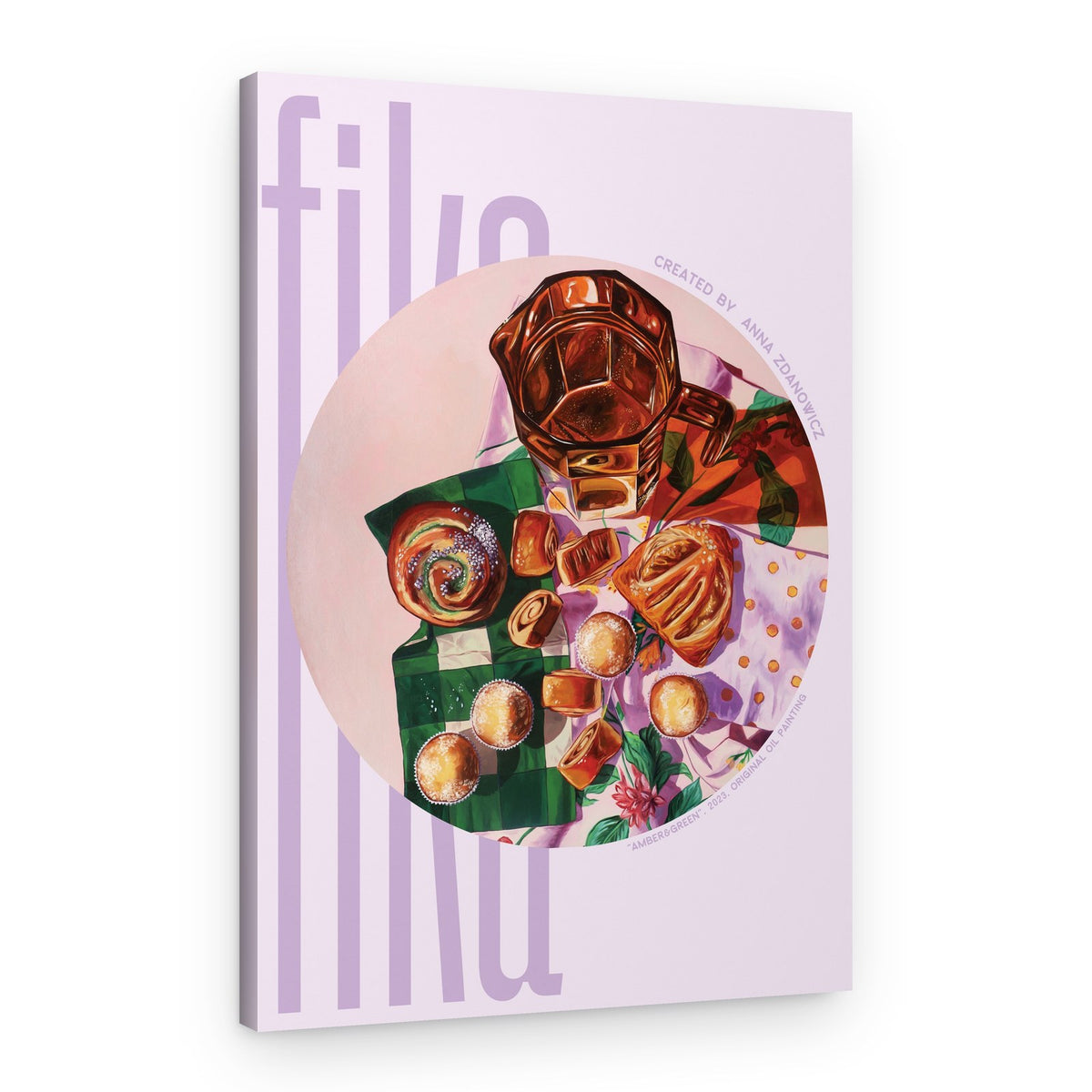 Sweet Breakfast Table – Canvas Print