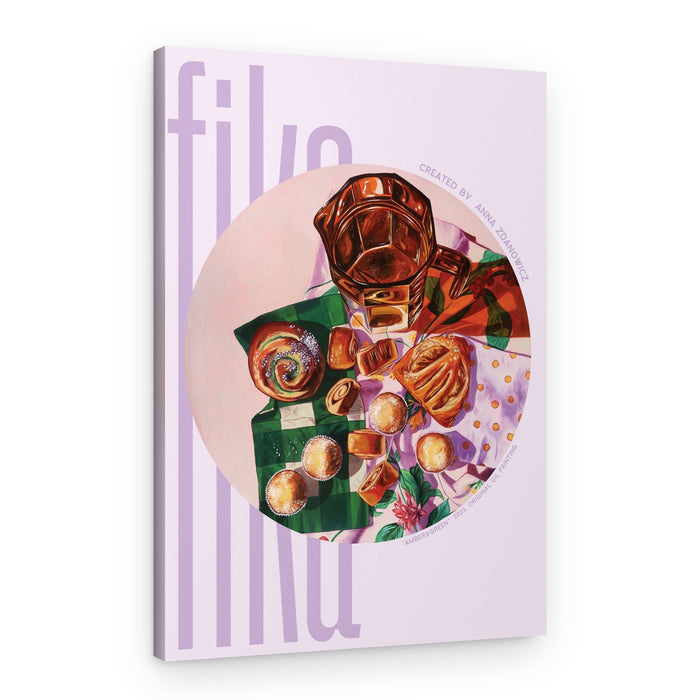 Sweet Breakfast Table – Canvas Print