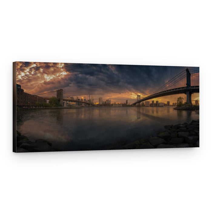 Dramatic New York Sunset – Canvas Print