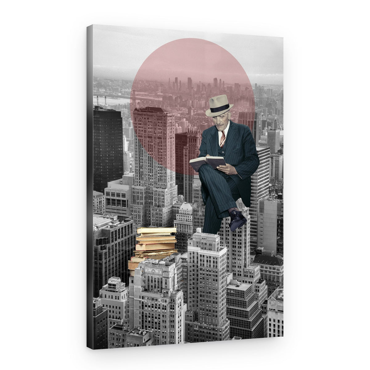 Gentleman Over The City – Canvas Print
